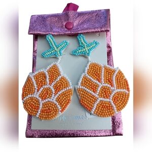 SIMPLY SOUTHERN BEADED PINEAPPLE EARRINGS